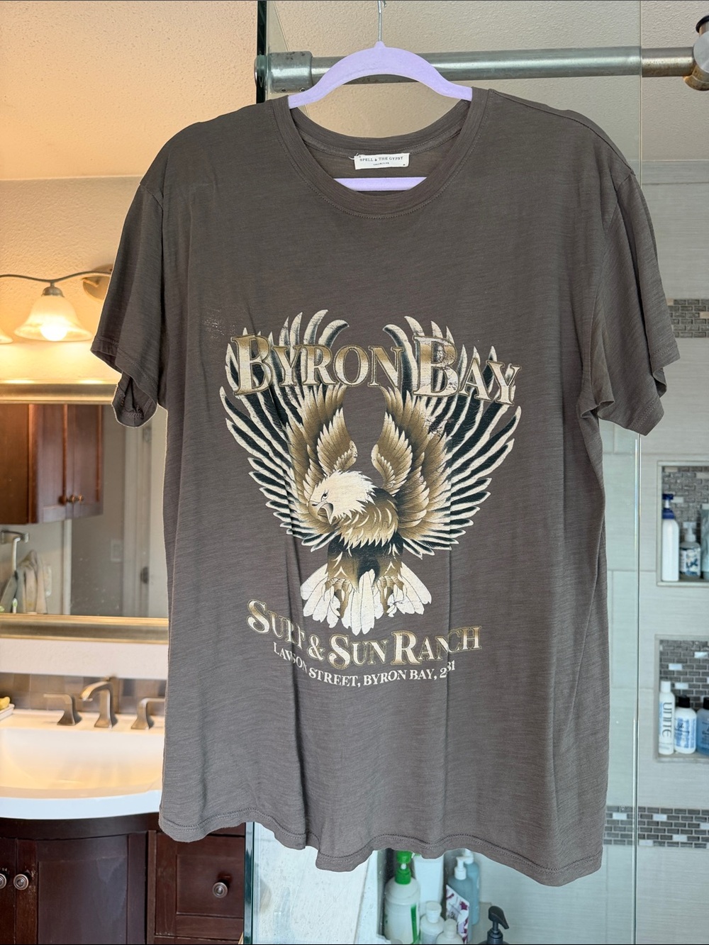 Spell Brown Byron Bay Eagle Graphic Tee